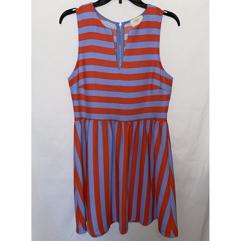 Anthropologie Everly Dress Womens Large A-Line Tank Top Mini‎ Shift Striped